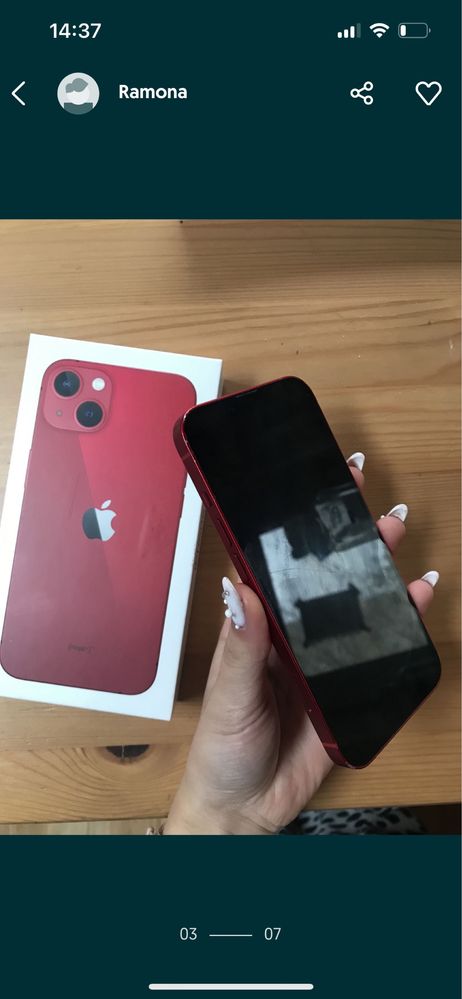 Iphone 13 red 128gb