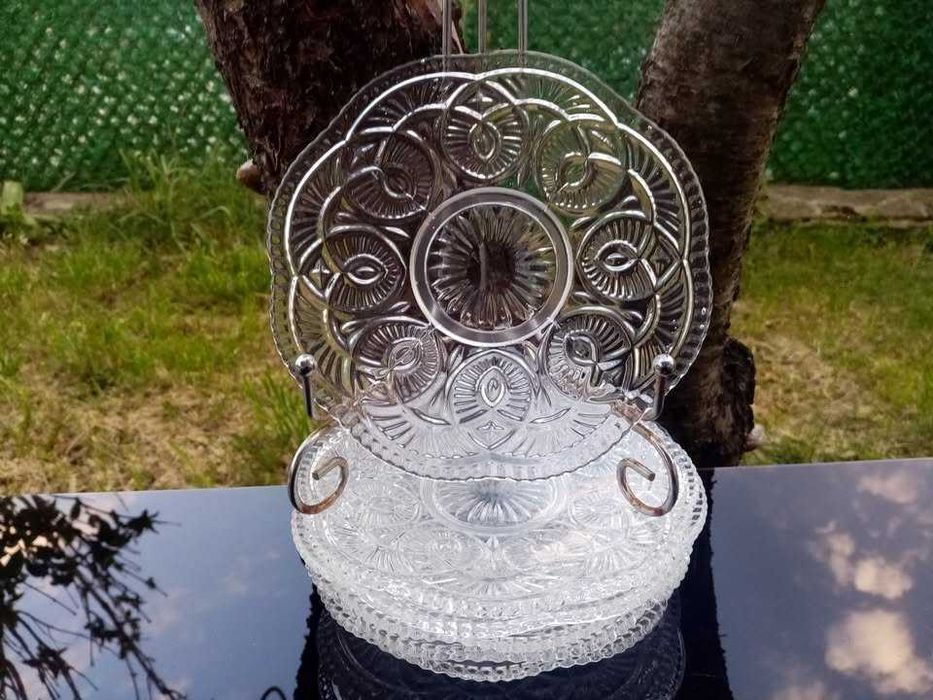 Кристални чинийки - 6 бр.