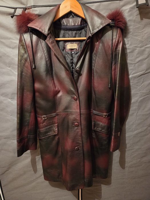 Haină din piele naturală Reveline