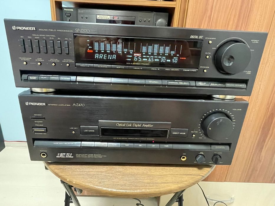 Pioneer A-Z470 Stereo Amplifier SP-Z570 Processor