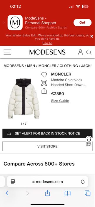 Geaca Moncler Madeira Collection