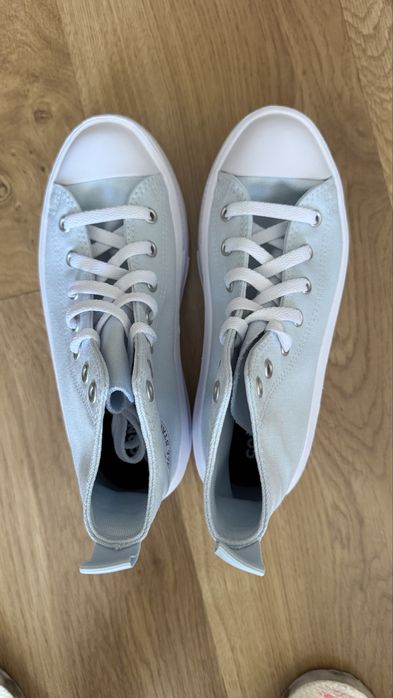 Кецове на платформа Converse 35 номер светло сини