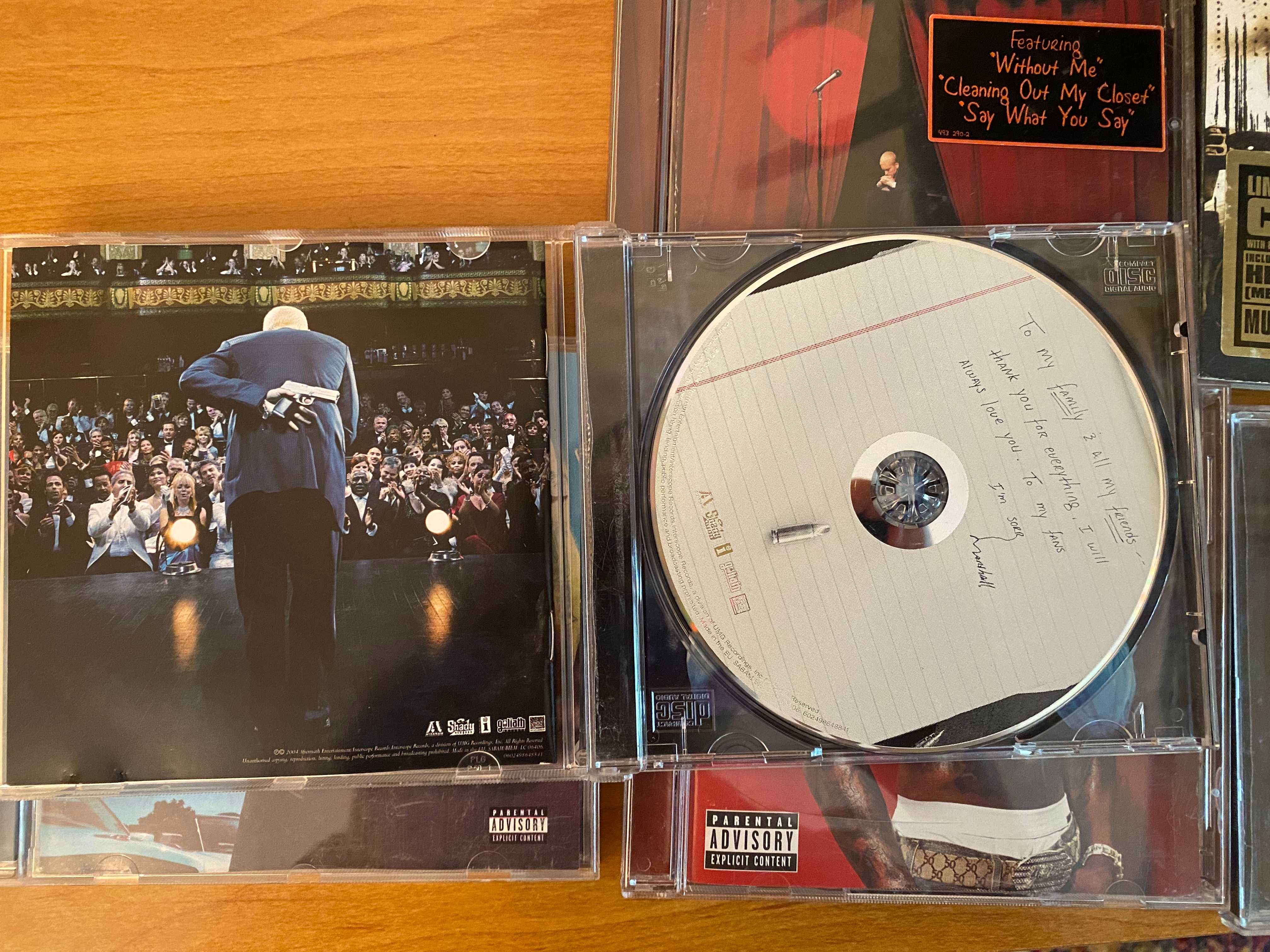 Оригинални  Албуми Дискове Eminem 50 Cent Xzibit CD DVD 1999-2005