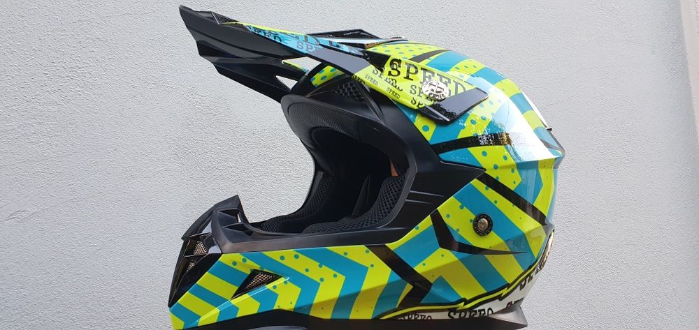 Casca protectie atv enduro motocross bine dawnhill bicicleta trotineta