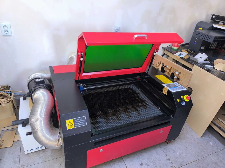 Co2 лазер 80W гравиране/рязане -> Нов