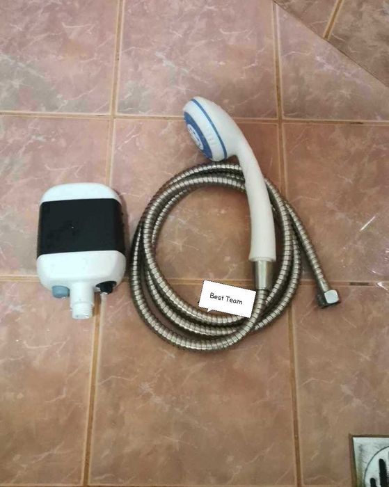 Преносим душ за къмпинг, компактен, USB зареждане, батерия 2200 mAh