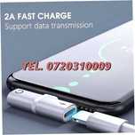Adaptor I Phone 78x Lightning 2 In 1 Incarcare Rapida Si Casti Sim