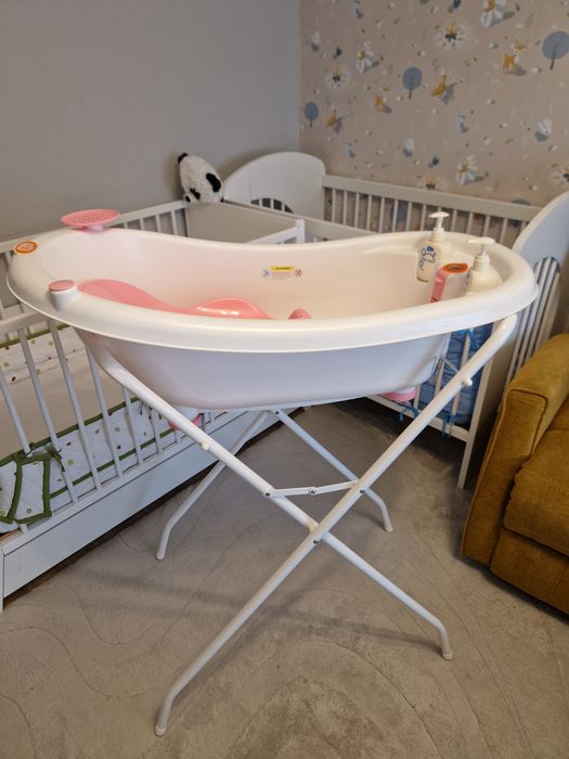 Cadă bebelusi 0-24 L cu suport si accesorii