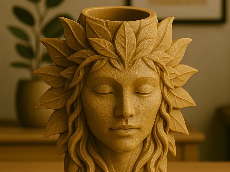 Vază/Ghiveci decorativ 3D - Design unic, ajustabil pe comandă!