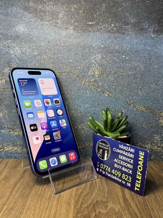 Iphone 16/128gb/2 Ani Garantie Centrul de Telefoane/rate