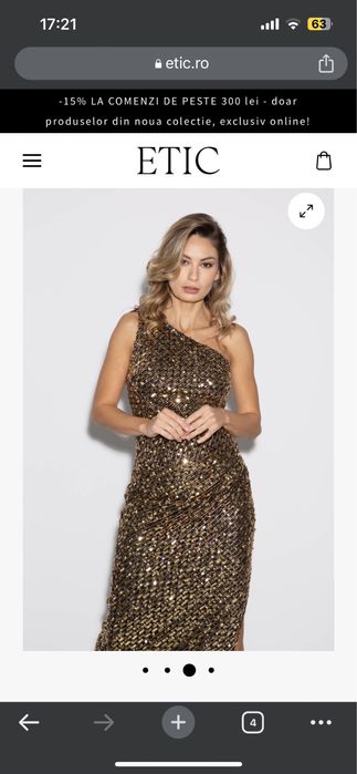 Rochie de seara cu paiete/Rochie nasa