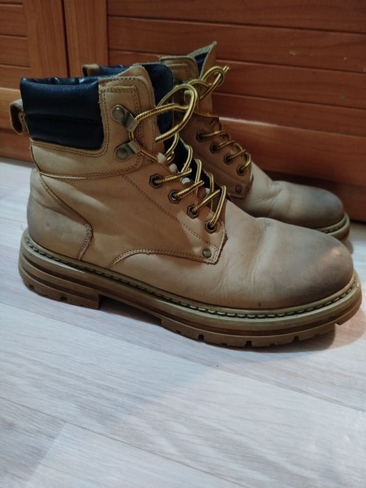 Ботинки зимние, нубук, р 41-42