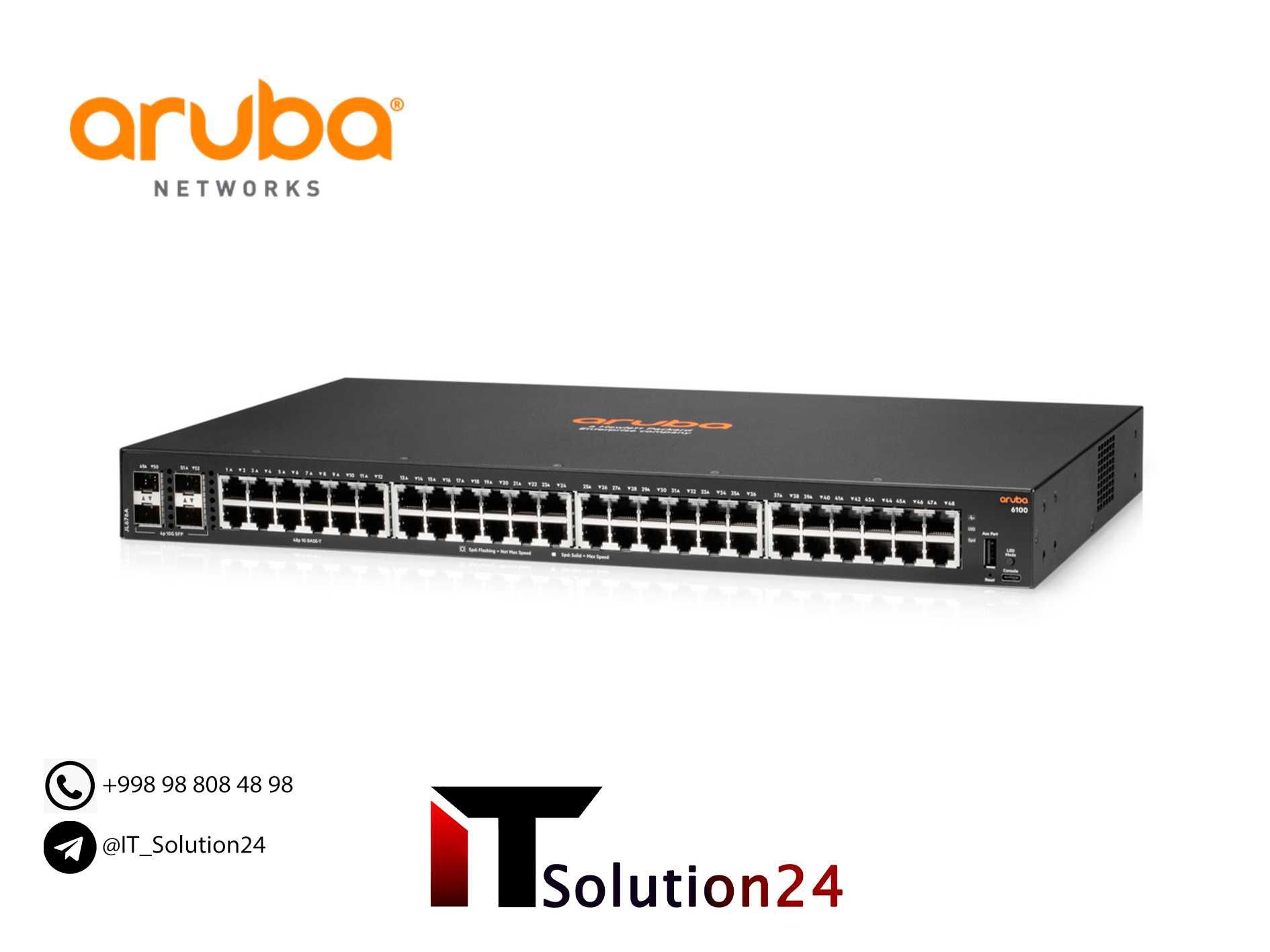 Коммутатор Aruba 6100 48G 4SFP + Switch (Перечислением)