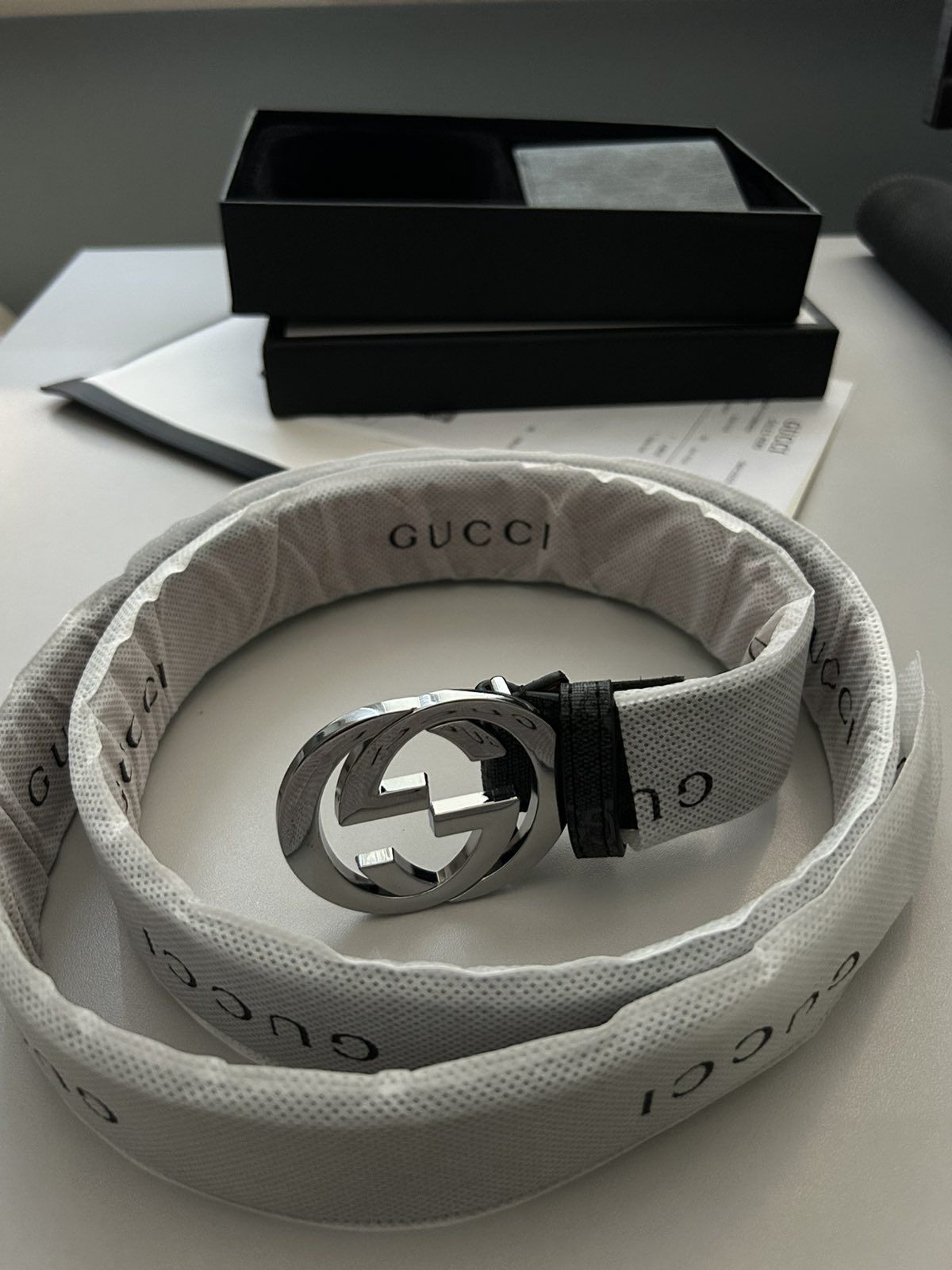 Gucci колан и портфейл