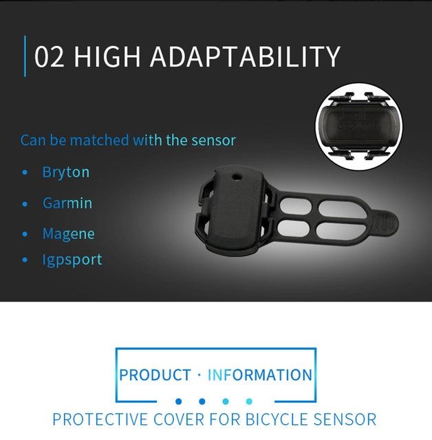 Husa protectie silicon prindere senzor cadența Garmin Bryton Igpsport