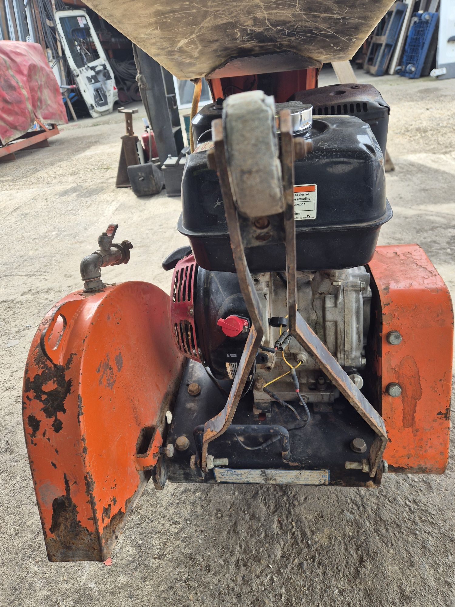 Mașină de tăiat beton asfalt cu motor honda
