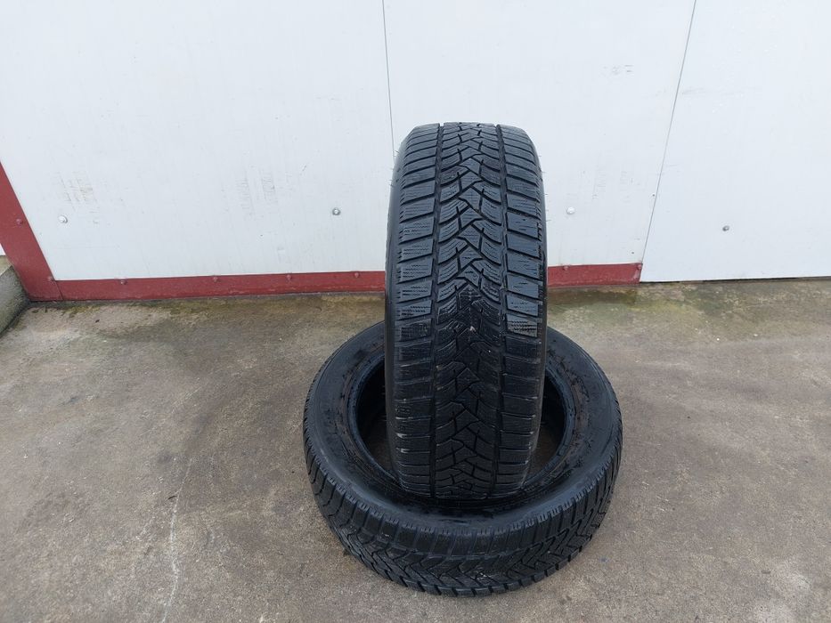 100 lei bucata! Doua anvelope M+S/IARNA 195 55 16 Dunlop! 7 mm