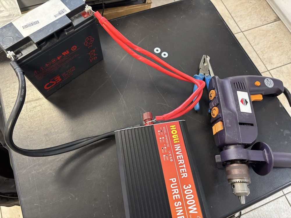 Инвертор преобразовател пълна чиста синусоида 12v/24v -  220v - 3000W