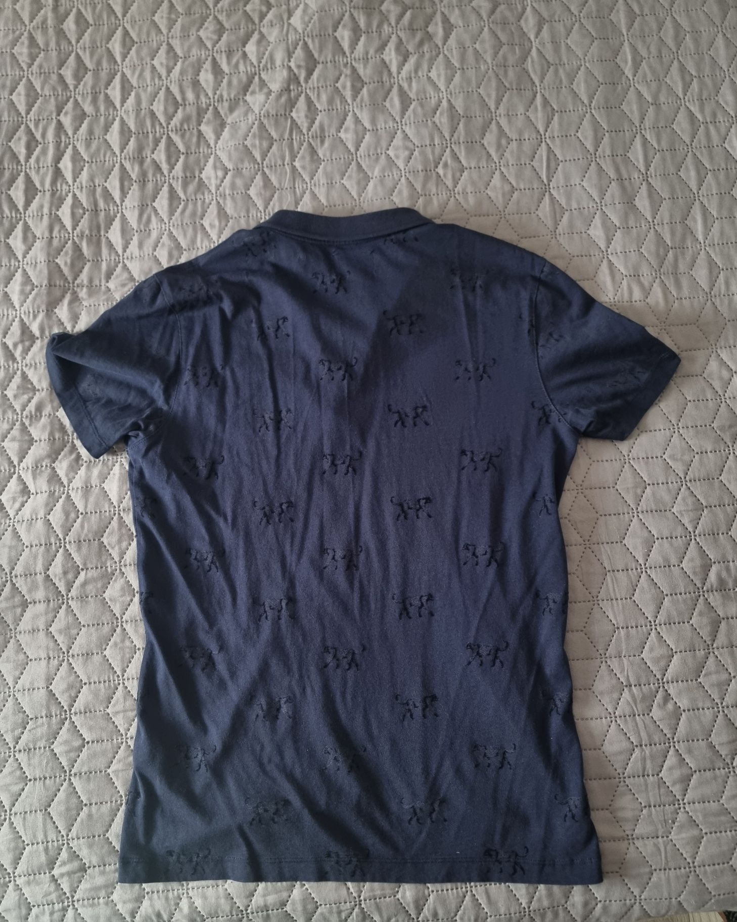 Bluza polo cu lei de catifea
