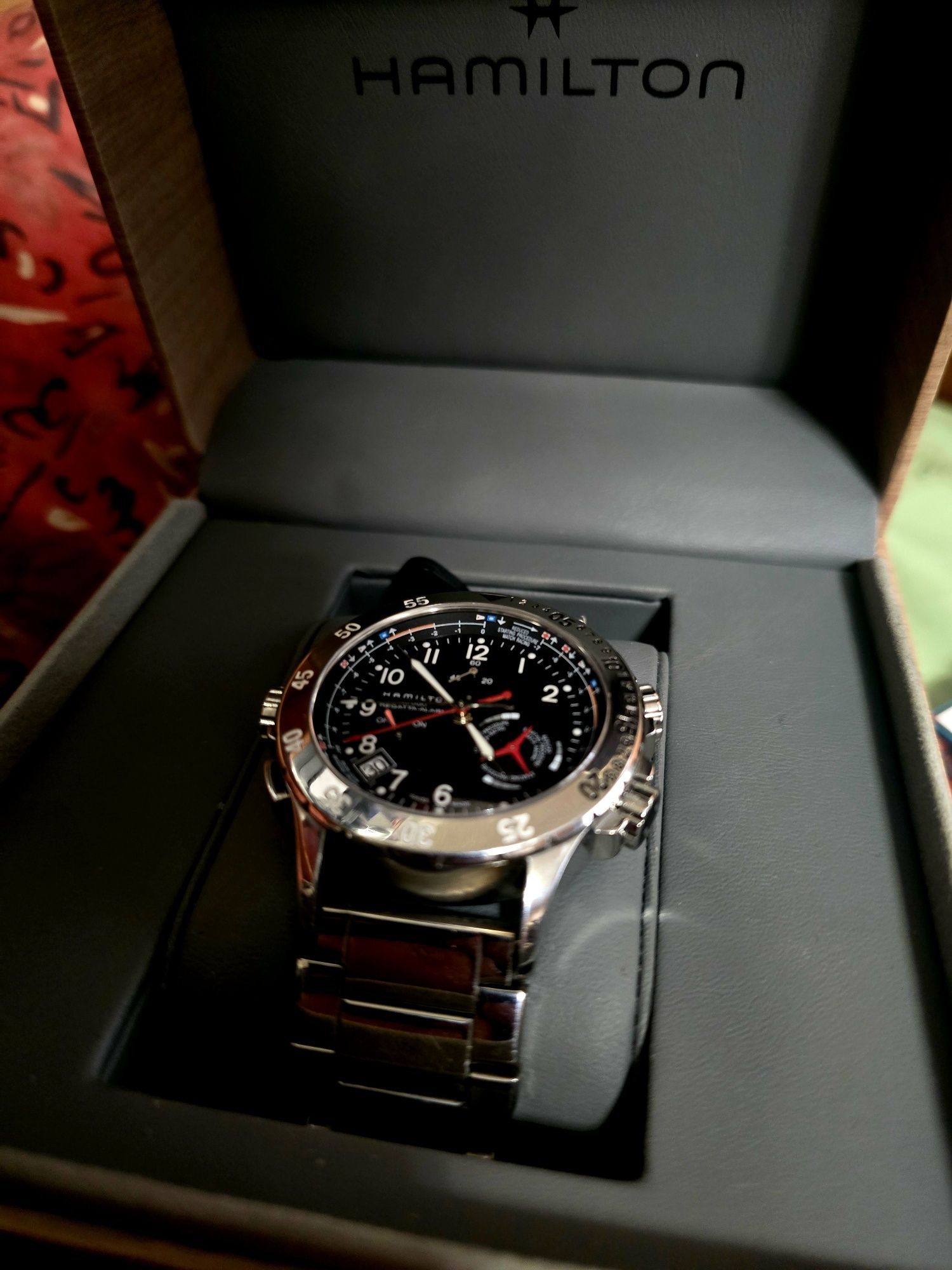 Hamilton khaki navy regatta H776140