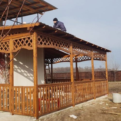 Vând și facem  foișoare casute terase la comanda