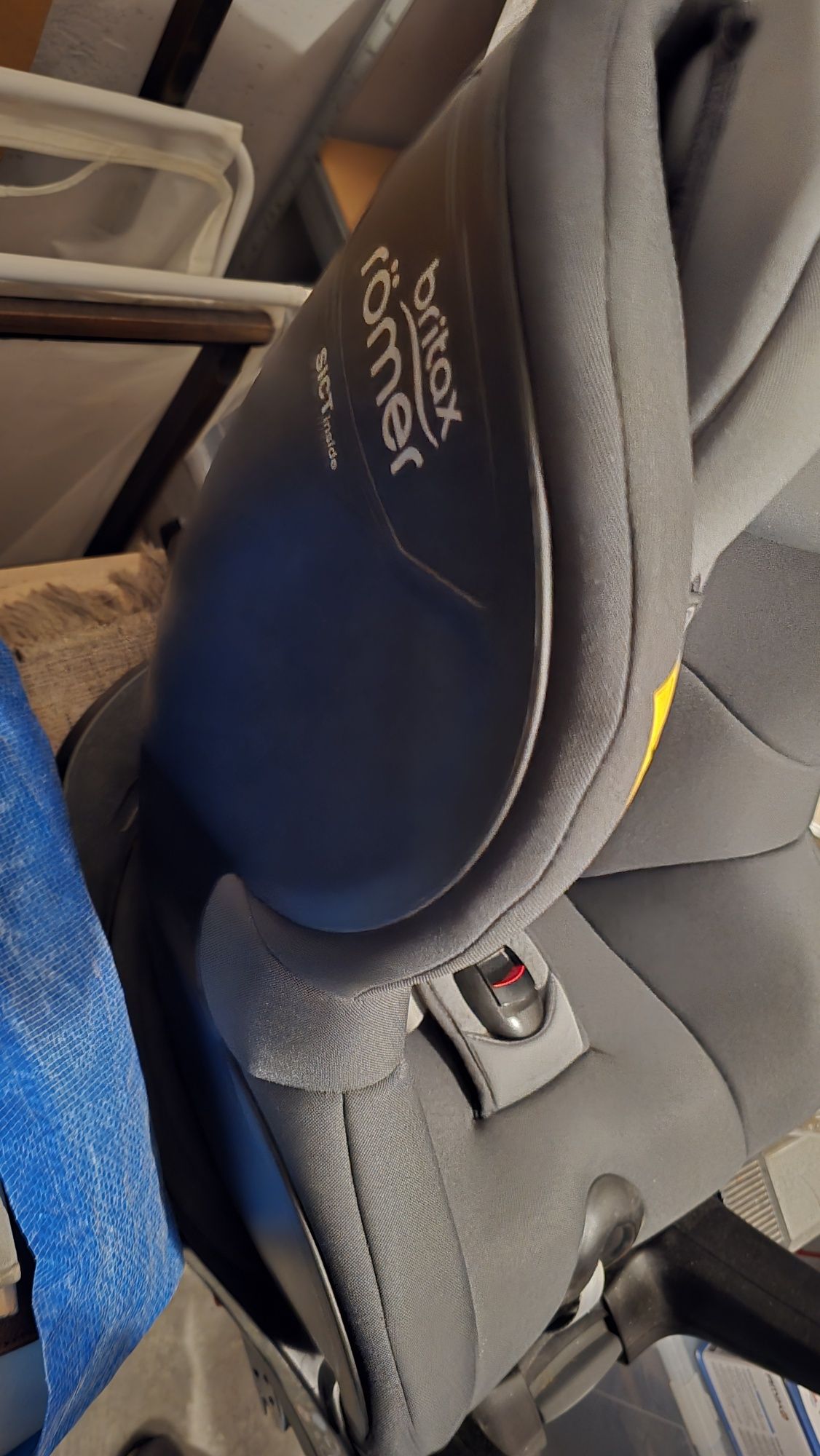 Scaun auto BRITAX ROMER Dualfix i-SIZE, Isofix, 0-18kg, gri inchis