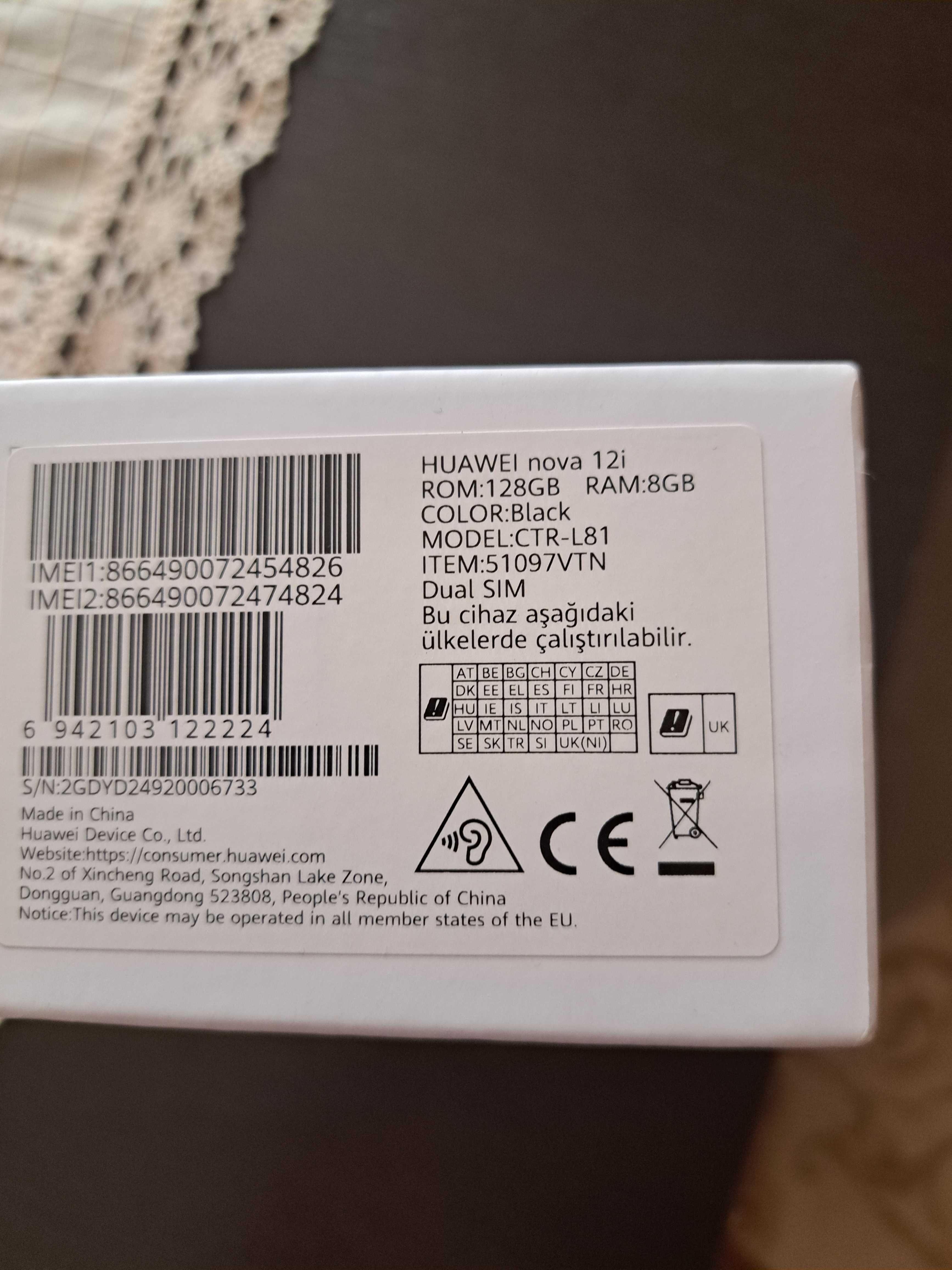 Huawei nova12i 128GB 8GBRAM