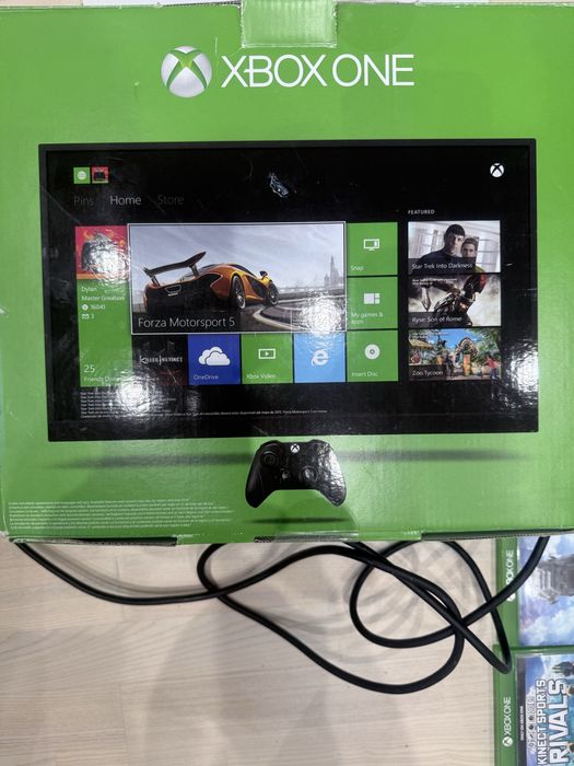 Xbox one cu kinect,controler,2 extra batery si 7 jocuri