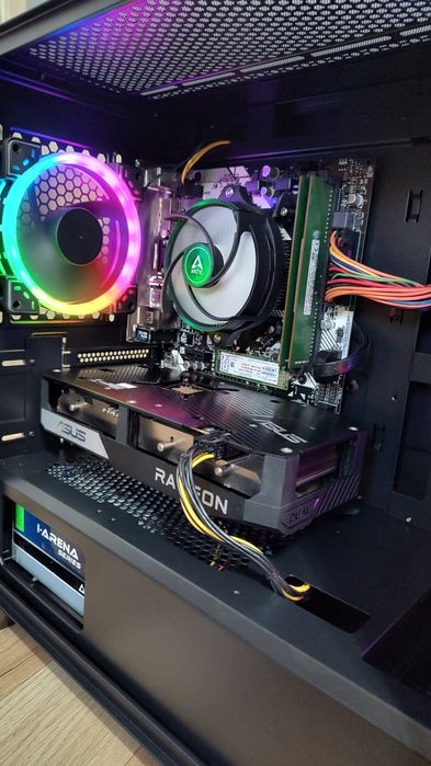 Pc gaming Rx 6600 8gb/Ryzen 5/16gb ram Gta V Fortnite Cs 2