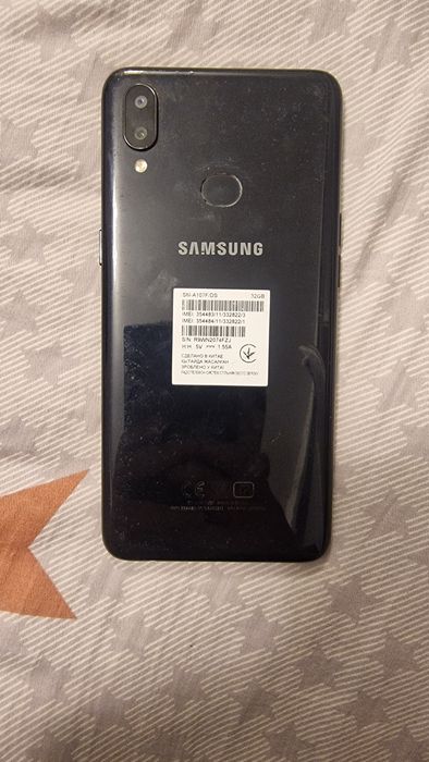 Samsung - А10s  Цвет - Чёрный