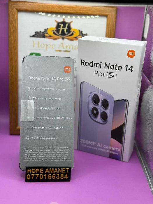 HOPE AMANET P2 - Redmi note 14 pro / 256GB / 8 GB Ram /Desigilat proba