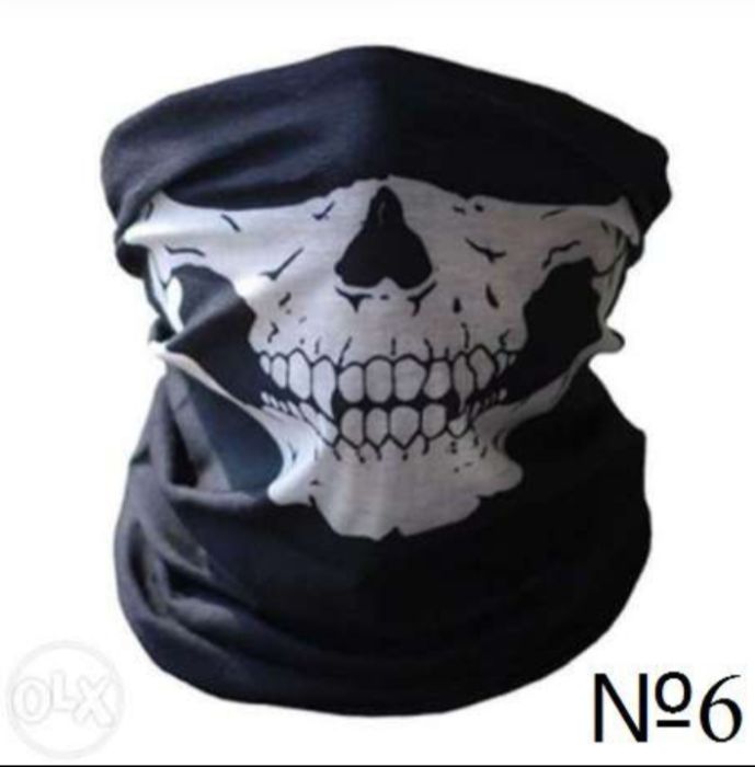 Зимни Маски с лице - череп, бандана, зимна маска, зимен шал, маска