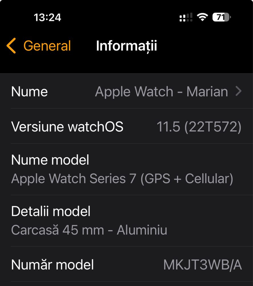 Apple watch 7 gps+cellular