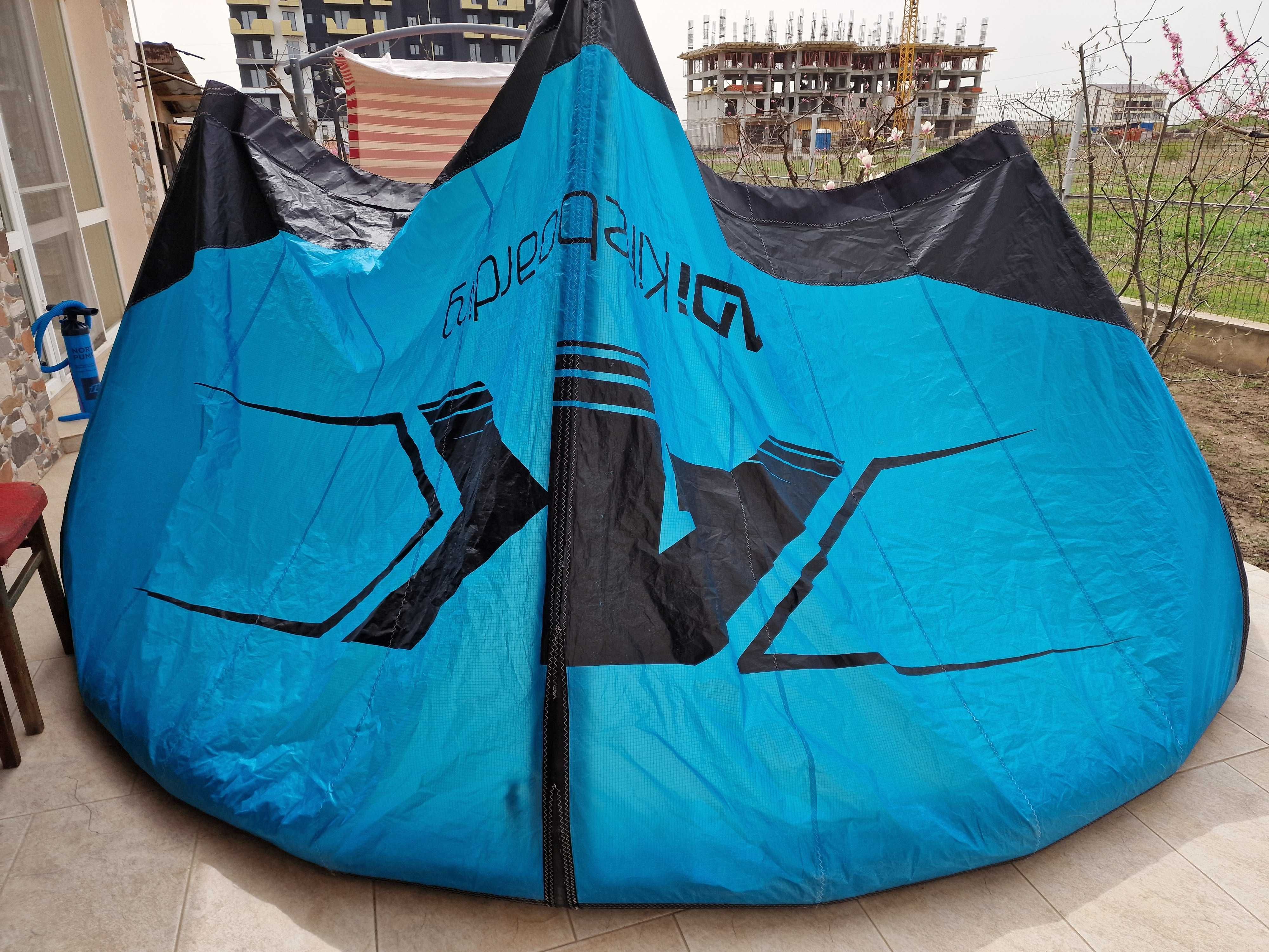 kite zmeu kitesurfing 9m adikites cu bara complet