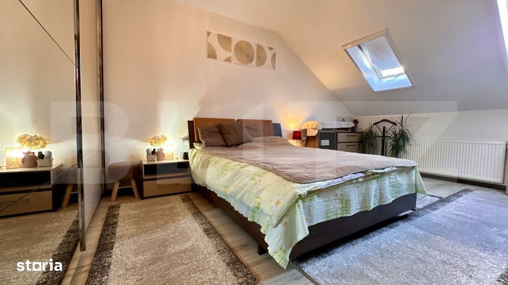 Apartament cu 3 camere si 2 bai, curte comuna, centrala pe gaz, ultrac