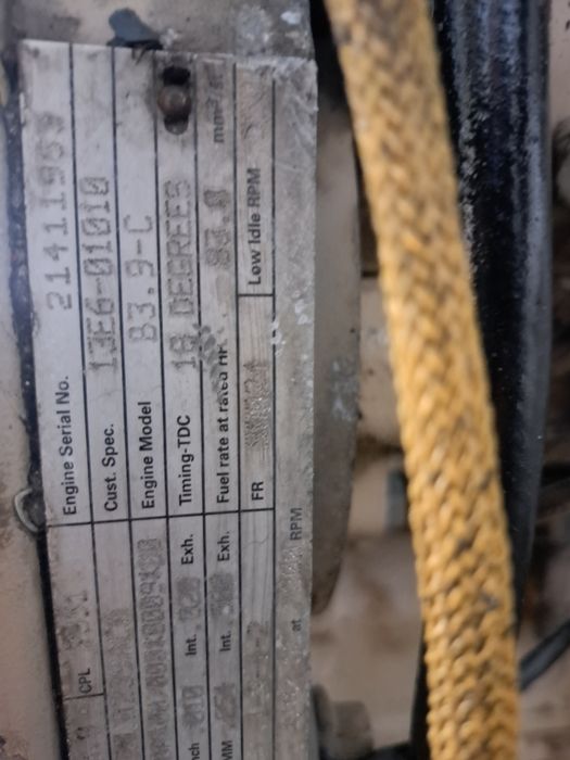 Cummins 83.9-C motor.              
If you are interested, please con.