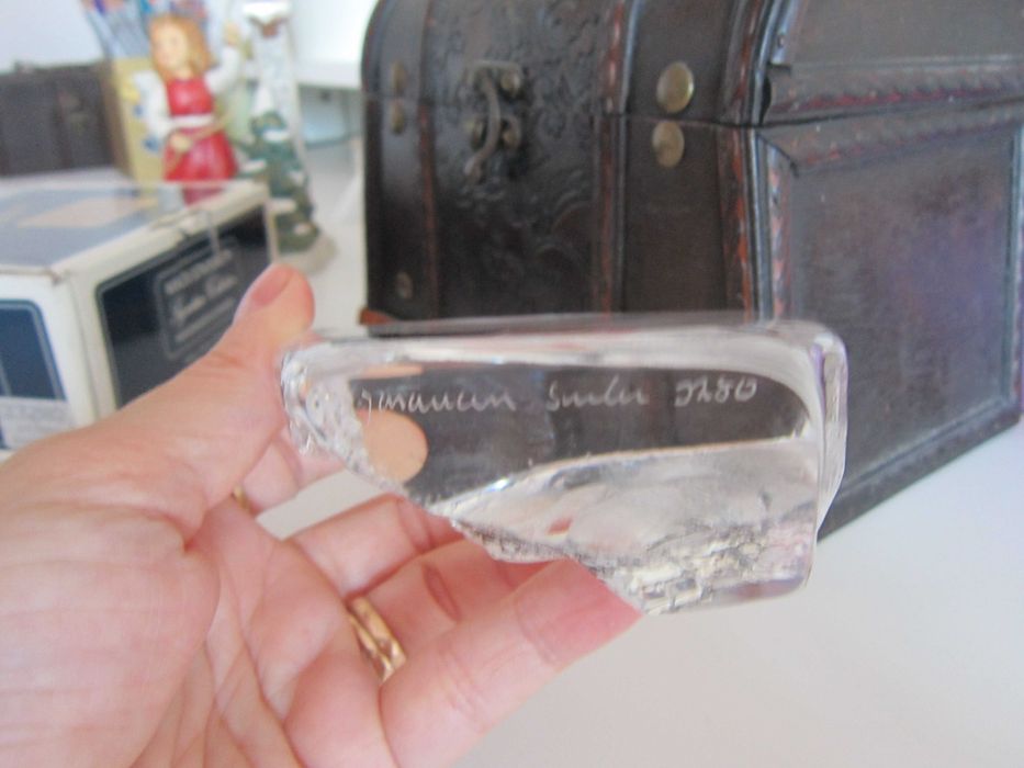 cadou rar Squirrel Matis Jonasson  Suedia 1970 Veverita cristal