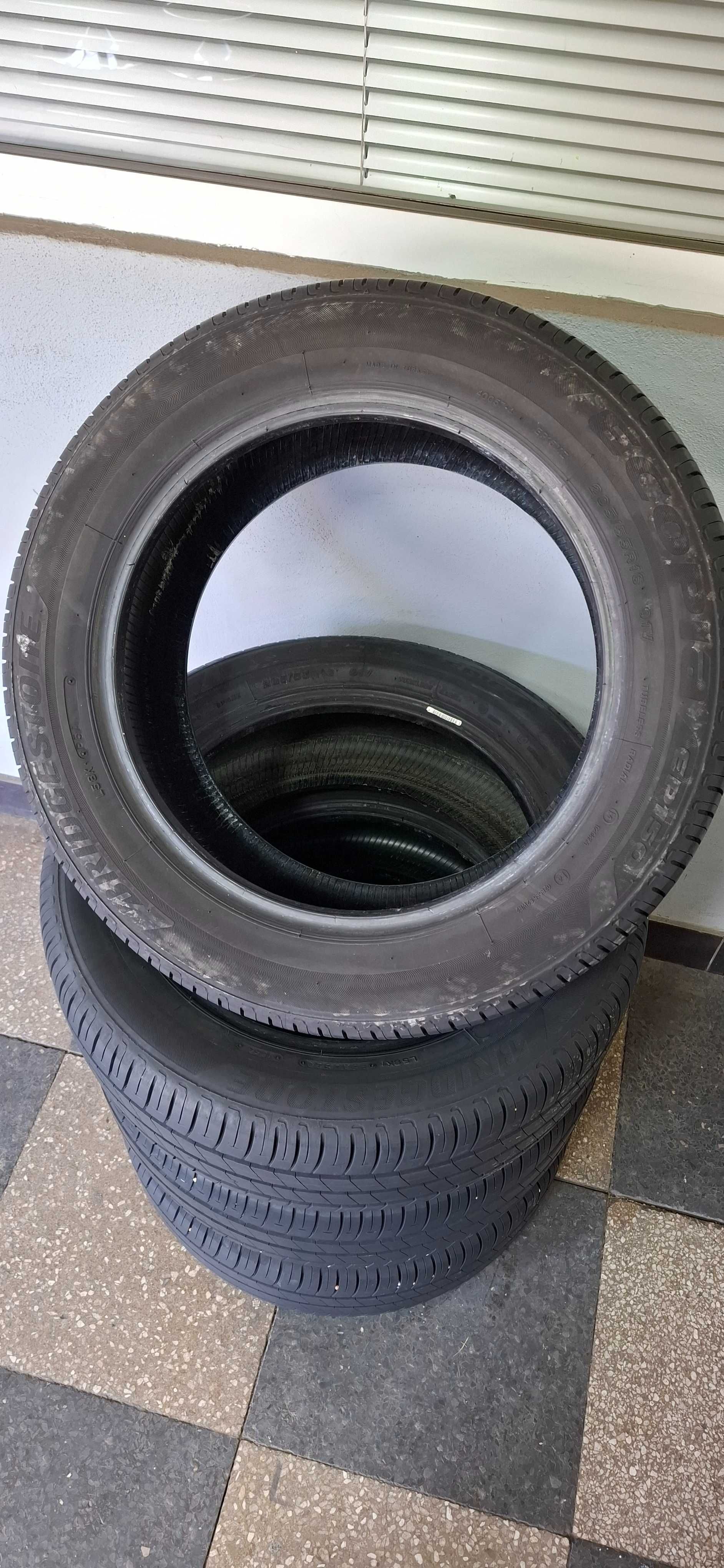 4бр. 205/55/16 Bridgestone 6.8mm грайфер, дот 20г. Безплатен монтаж