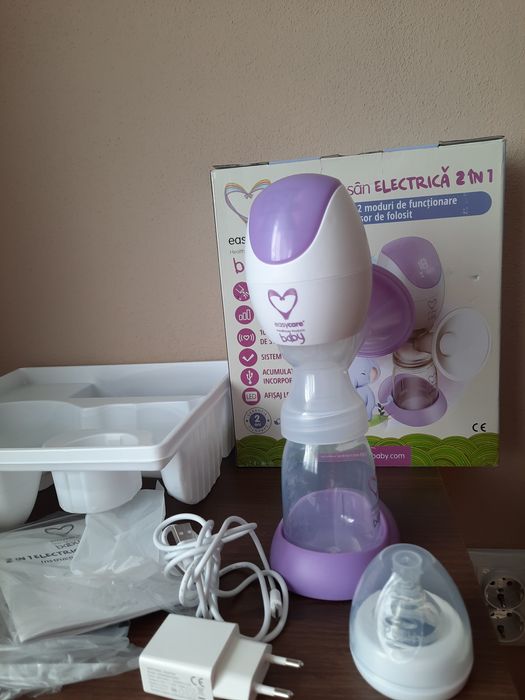 Pompa de san electrica 2in1 EasyCare Baby, Portabila,
