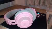 Гейминг слушалки Razer Kraken - Quartz, розови
