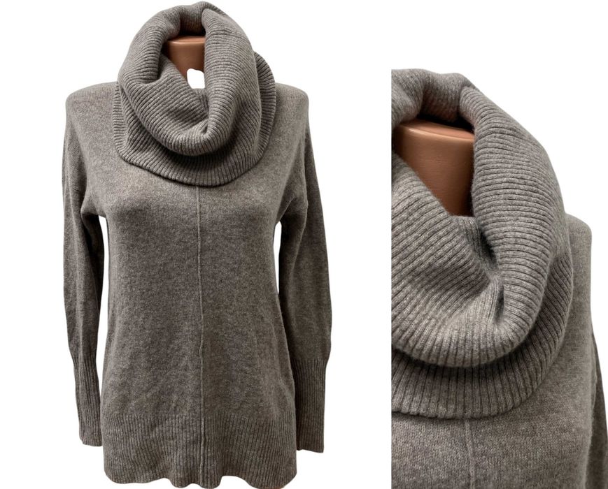 ADRIENNE VITTADINI размер S дамски кашмирен пуловер 100% КАШМИР поло