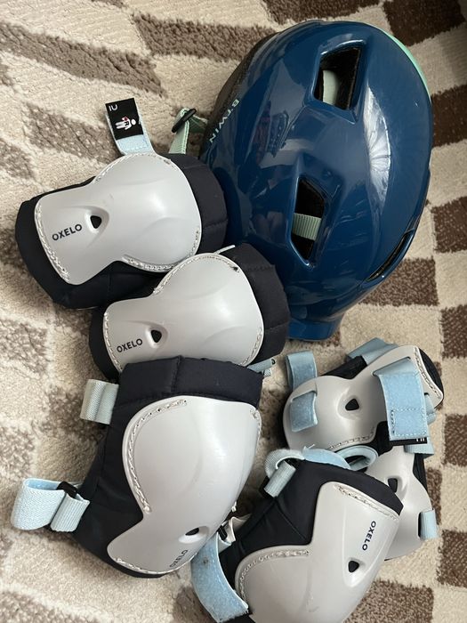 Set protectie copii- casca-genunchiere