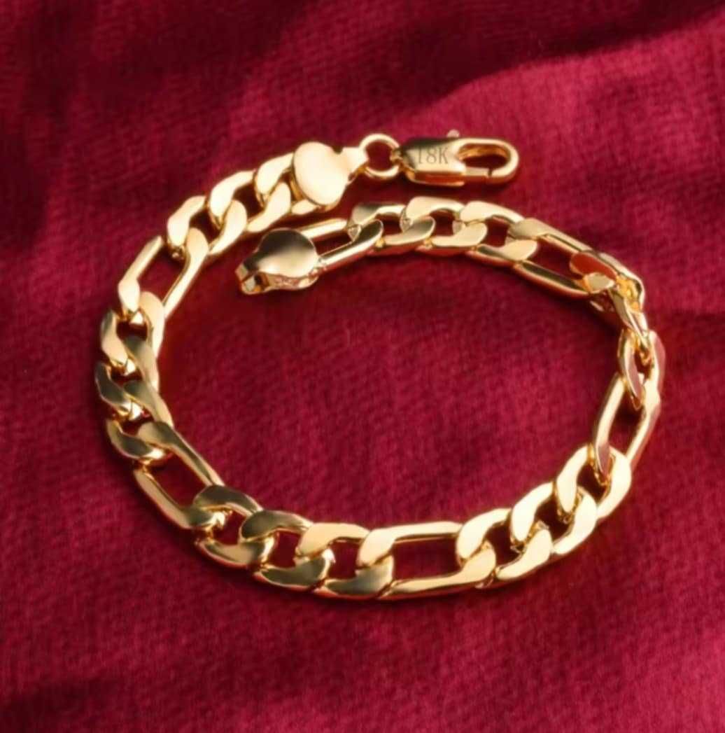 GPP7,bratara placata aur 18k, model masiv, deosebita, unisex