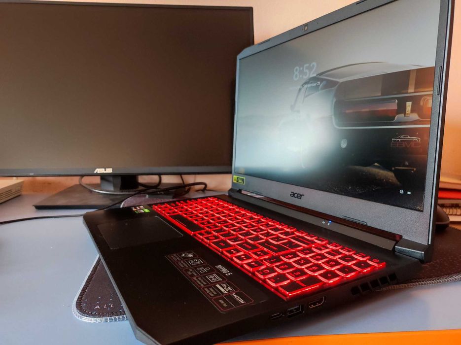 Laptop gaming, Acer Nitro 5 AN515-45, 16GB RAM, AMD Ryzen 5, RTX 3050