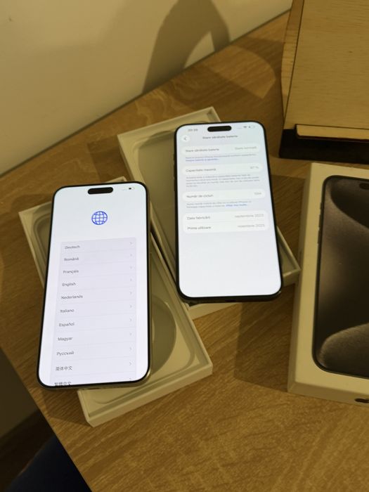 Vand iphone 15 pro max 256 impecabile