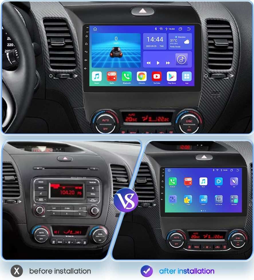 Kia Forte 2013 - 2017 Мултимедия Навигация Android