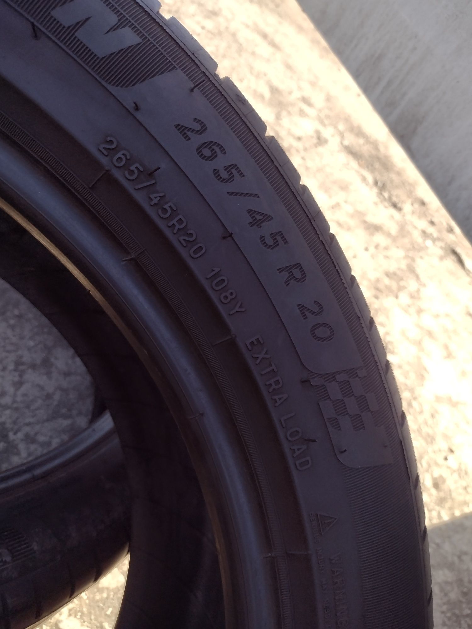 Michelin PS4 2бр.265/45/20 дот5219