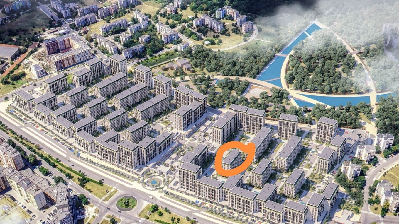 Тристаен апартамент с две парко места в Residential Park Plovdiv