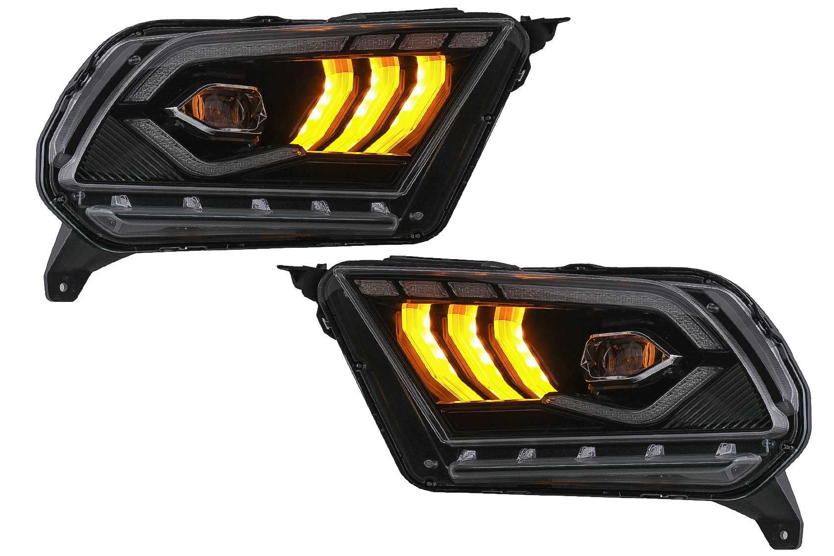 Faruri Full LED Ford Mustang V (2010-2014) cu Semnal Dinamic