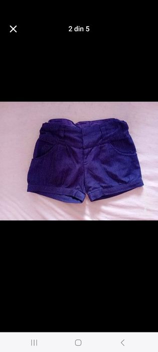 Lot pantaloni scurti fete 7-8 ani